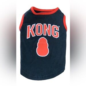 Kong dog t-shirt size Xs black/red